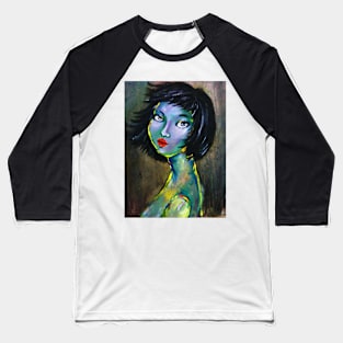 Colorful Girl Baseball T-Shirt